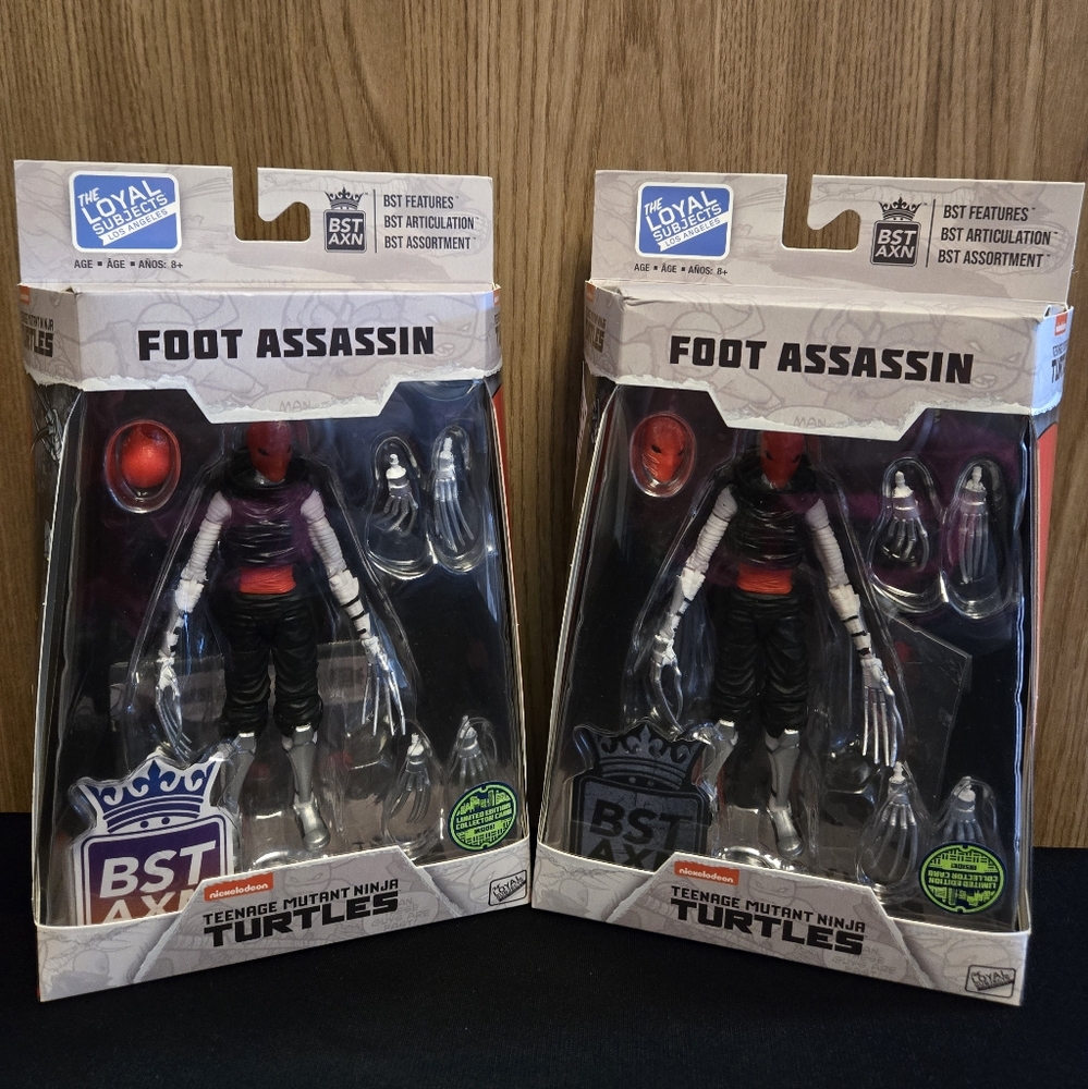 BST AXN Teenage Mutant Ninja Turtles Foot Assassin 2024 IDW Comic 6" Figure New